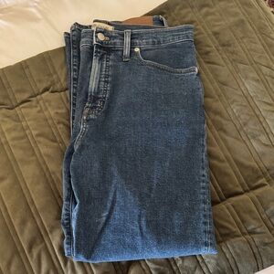 Madewell Women's Straight Leg Blue Jeans